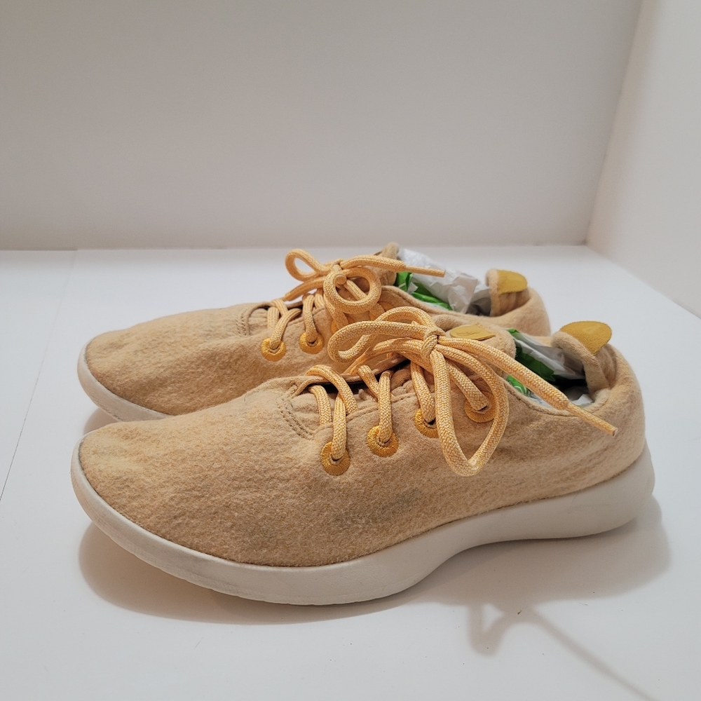 AllBirds Yellow Tuke Honey Wool Runners